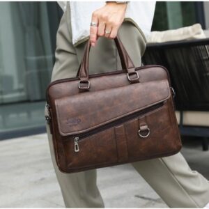 Jeep Buluo Coffee Brown Laptop BriefCase